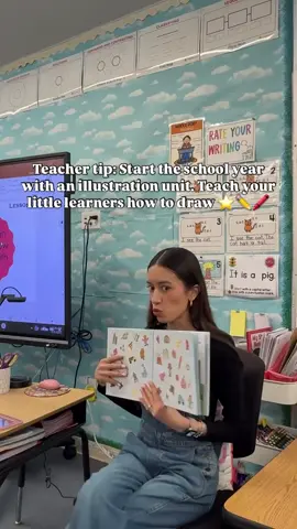 Start kindergarten writing off with reading my book, Shape Stories and doing my Illustration Unit! #drawingunit #illustrationunit #shapestories #kindergartenwriting #picturebooks 