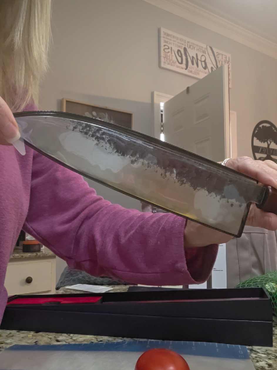 @HSM Hardware Shop  Professional Japanese Chef's Knife. Great Quality! Would make a nice gift for your cooking friends or for yourself. #Japaneseknife #knife #cooking #chopping #kitchenknife 
