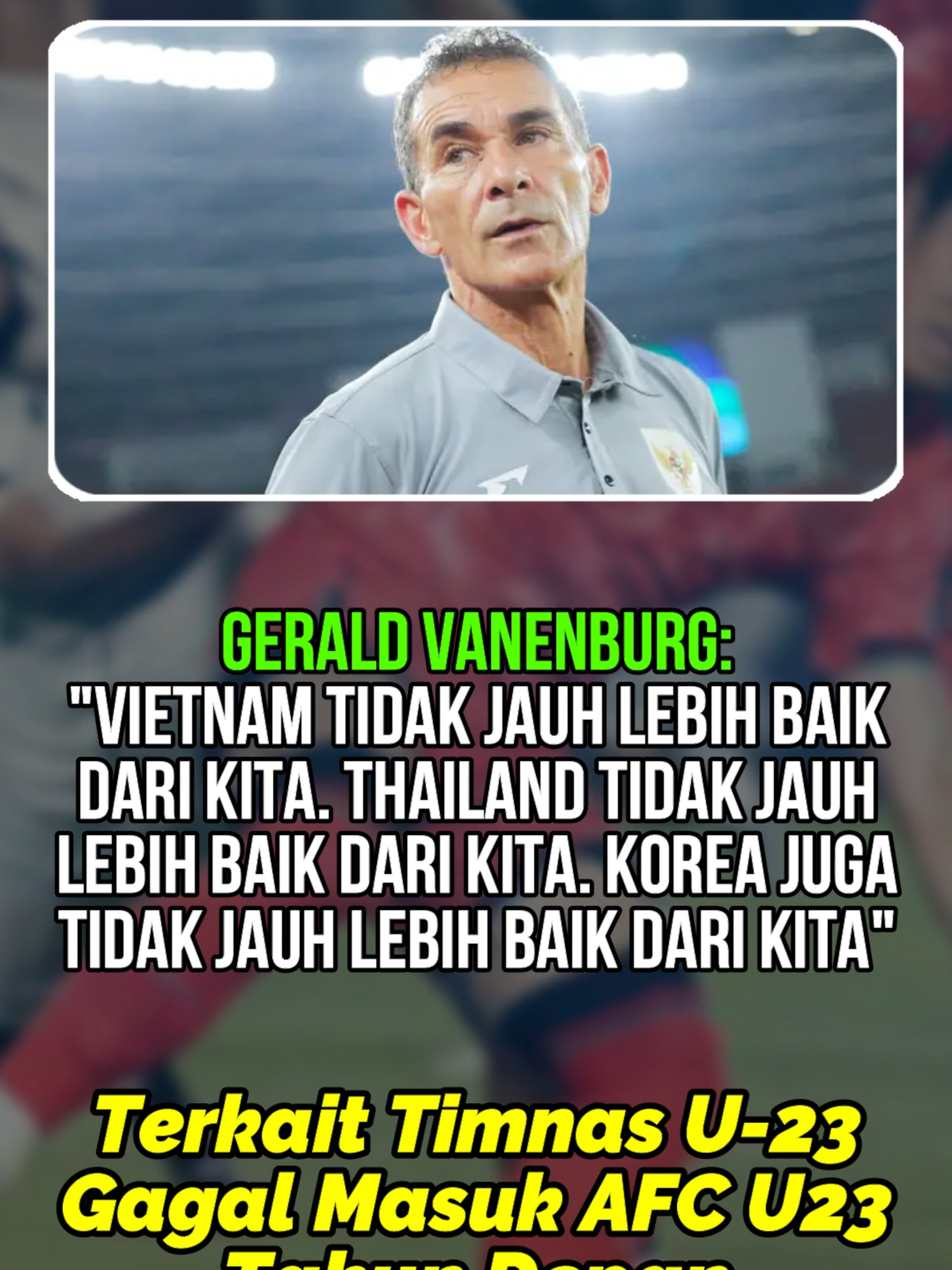 TIMNAS U-23 GAGAL BERLAGA DI PIALA ASIA TAHUN DEPAN 😭😭😭 #mbakliakepo #timnas #timnasu23 #geraldvanenburg #laos #gol #gagal #penyebab #statemen #korea