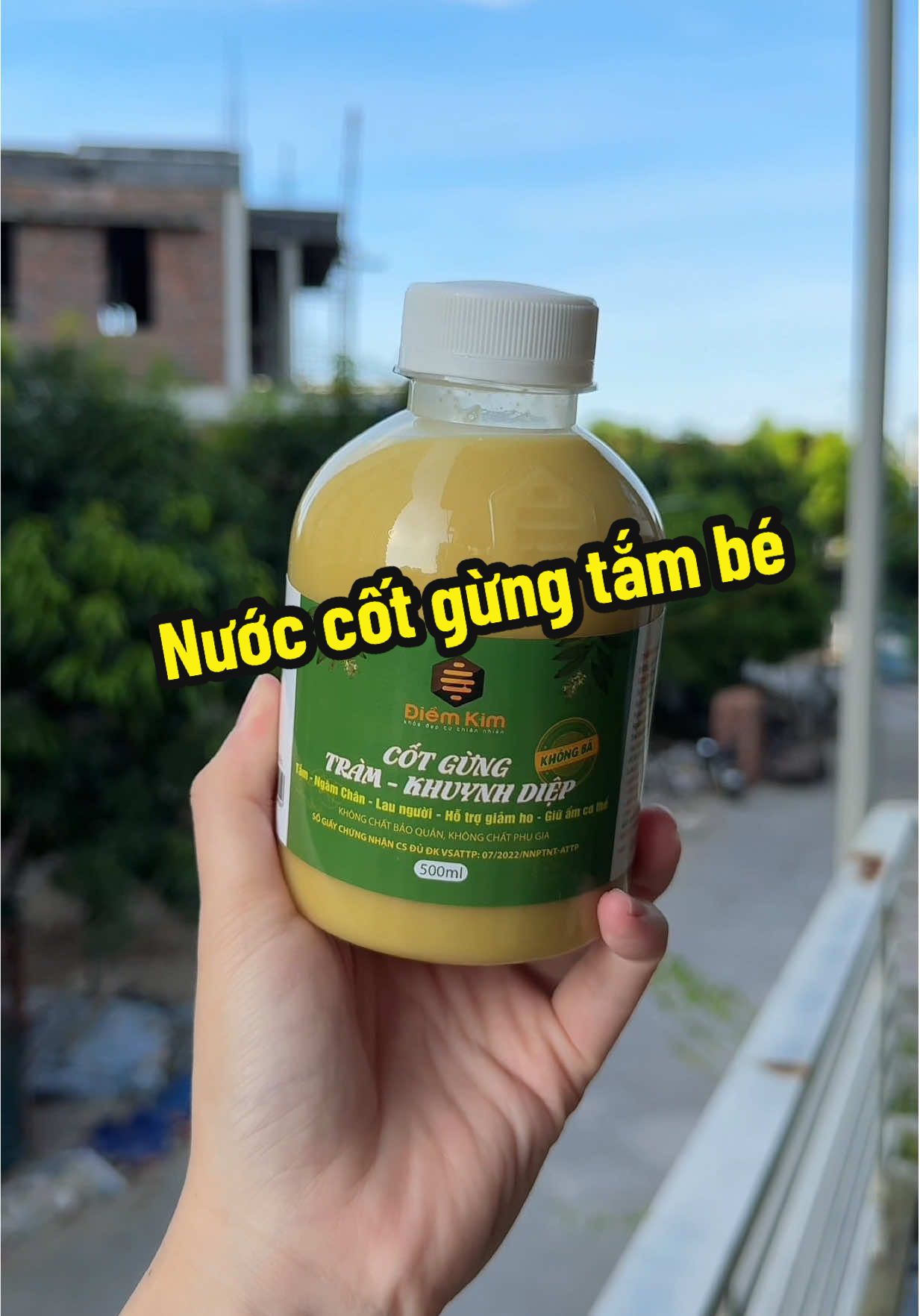Nước cốt gừng tắm bé #nuoccotgung #nuoccotgungtramkhuynhdiep #mevabe  @Nhà gogun 