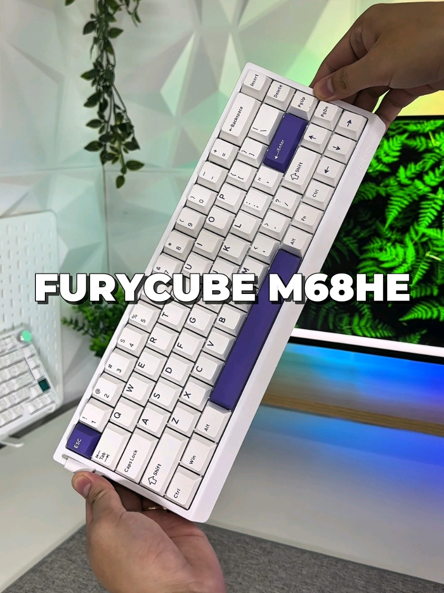 FURYCUBE M68HE - Một em bàn phím cơ Rapid Trigger có độ gõ khá ngon với polling rate 8k cho anh em có thể thoải mái chiến game fps #banphimco #banphimgaming #keyboard #gamingkeyboard #xuhuong 
