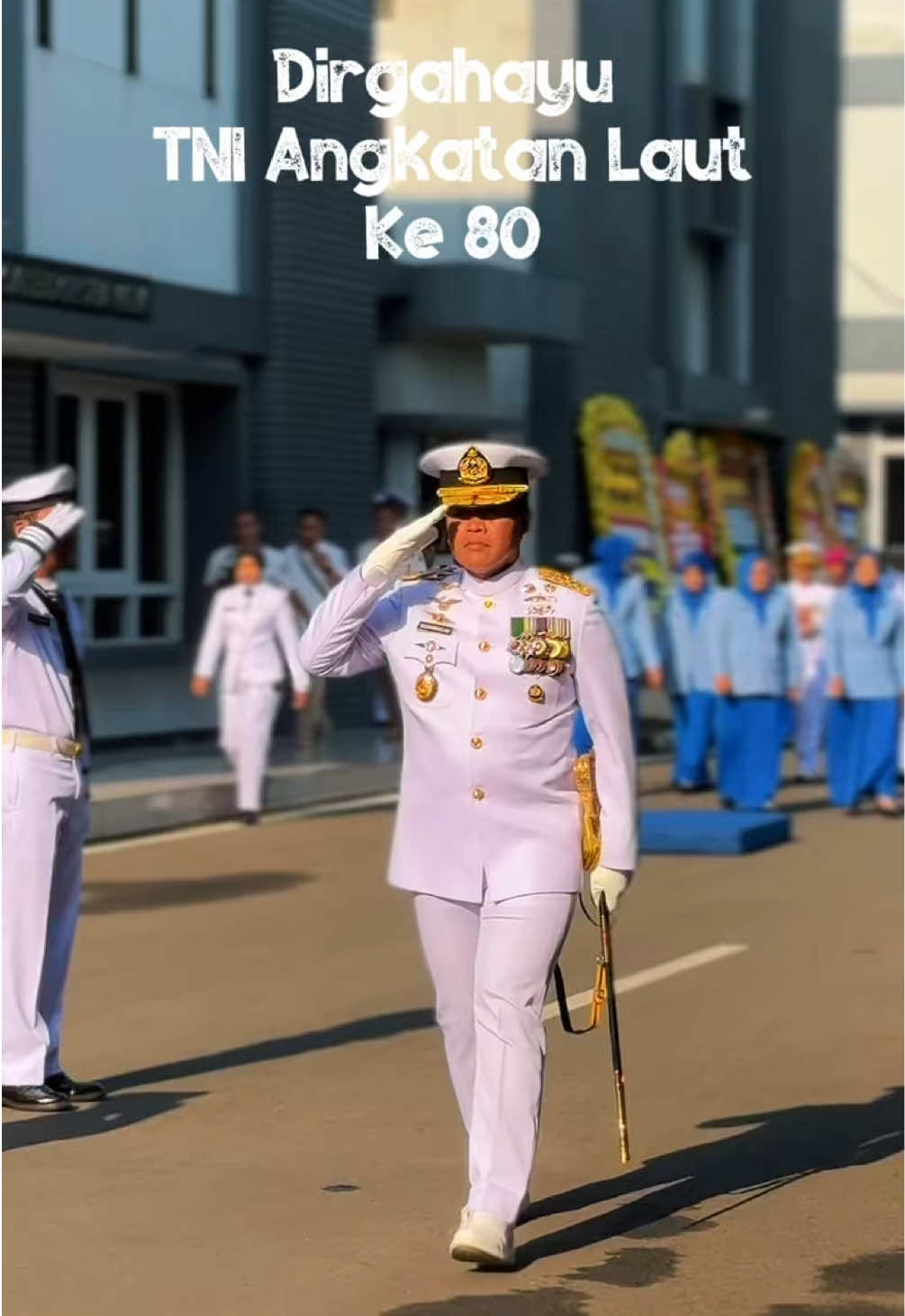 Dirgahayu TNI Angkatan Laut ke 80. Dengan semangat Jalesveva Jayamahe TNI Angkatan Laut siap mengantarkan Rakyat secara Sejahtera Bersatu Berdaulat menuju Indonesia Maju. Jalesveva Jayamahe! #dirgahayutnialke80  #jalesvevajayamahe 