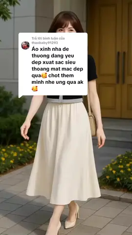 Trả lời @thaobaby91293 áo thun nơ xinh xỉu#tiktok #xuhuong #viral #aothun #thuyenstore 