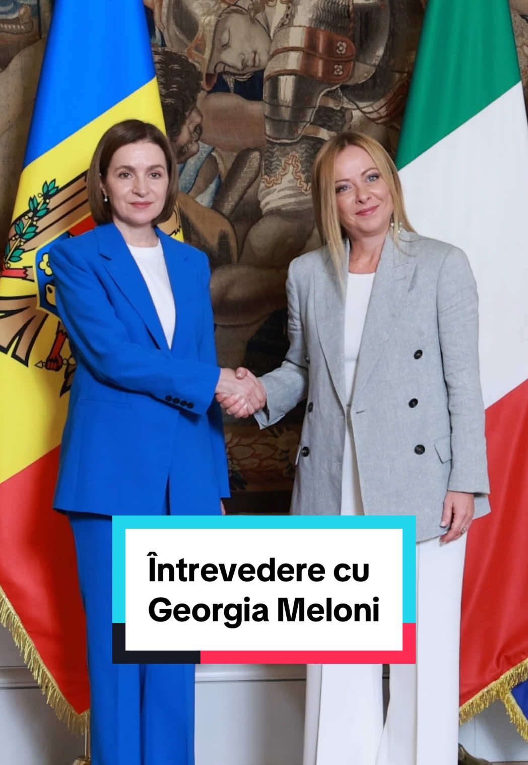 Grazie mille, dragă Giorgia Meloni, pentru primirea călduroasă astăzi la Roma.