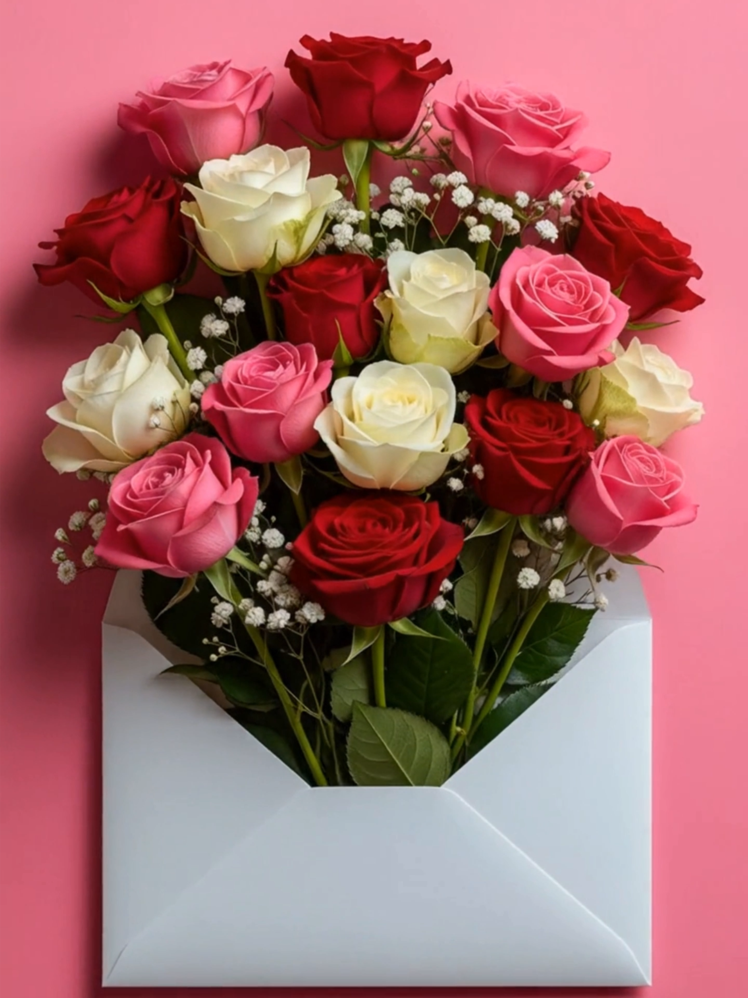 💕 “A message sealed with roses” #lovemessage #romanticvibes #rosesforyou #livewallpaper #loveletter #iloveyou #flowerdelivery #flowersurprise #aivideo #fyp