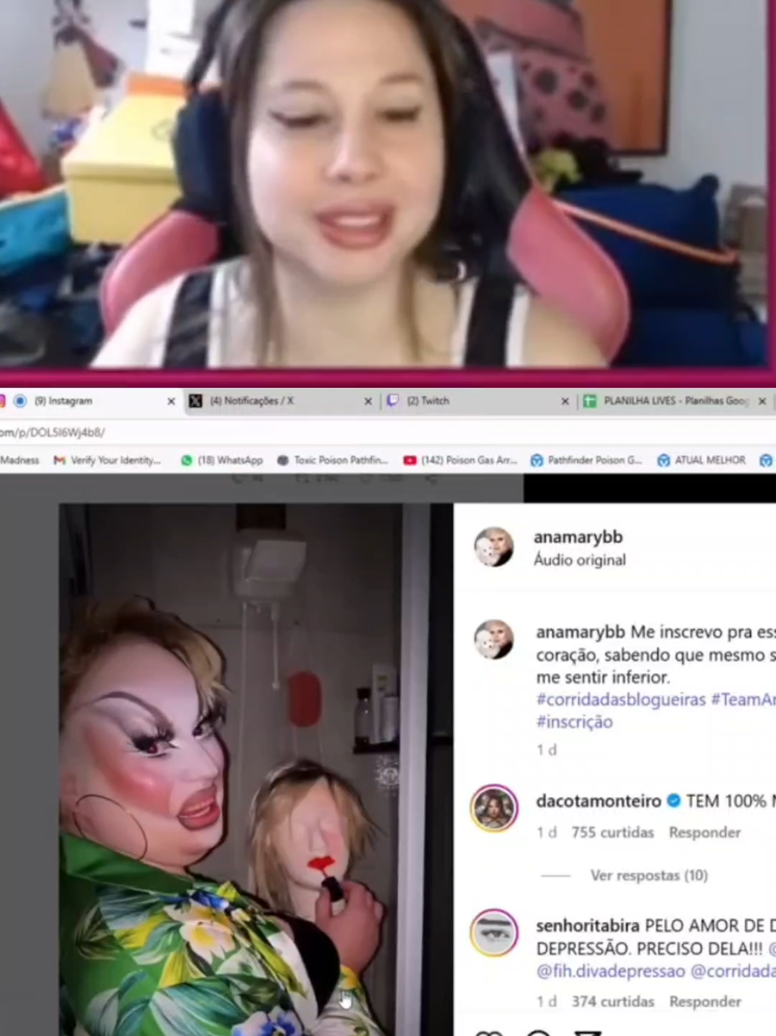 PFV PFV PFV QUE ELA SEJA UMA DAS JURADAS  #jennyprioli #corridadasblogueiras #divadepressao #viral 