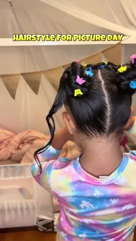 Today is a picture day 📸🎀🌈 #peinadosfaciles #peinados #hairstyle #pictureday #peinadosparaniña 