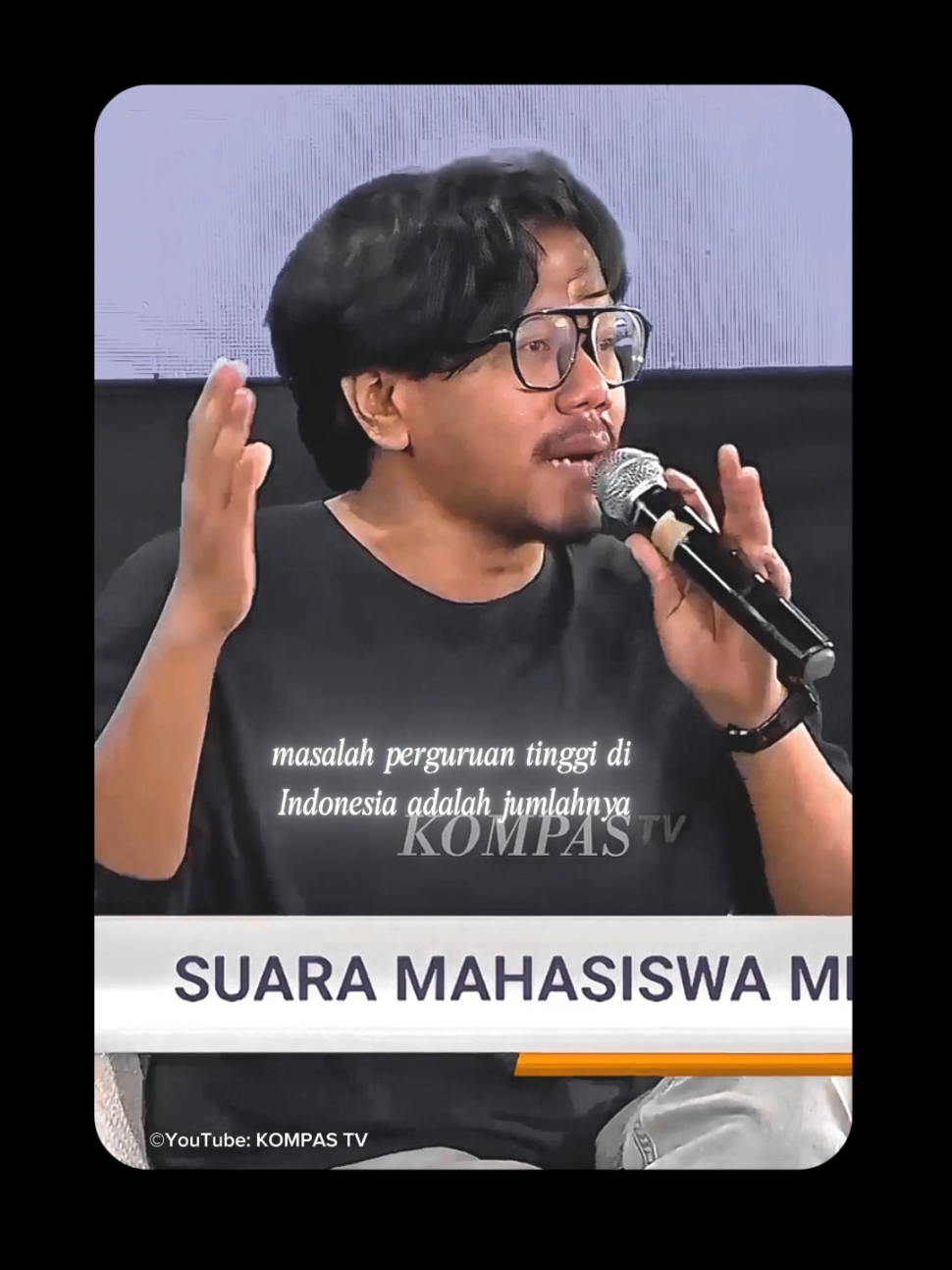 Kampus merupakan tempat untuk mencetak tokoh-tokoh pemikir dan i telektual, bukan untuk dijadikan komuditas dan mengejar akreditasi #ferryirwandi #phiquotes 