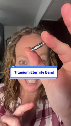 Metal Masters titanium eternity band for women! Absolutely stunning quality at amazing prices! #metalmasters #metalmastersrings #annyversaryring #titaniumjewelry #blingring #tiktokshoprestock #tiktokshopcreatorpicks #spotlightfinds #getreadyforfashionweek 