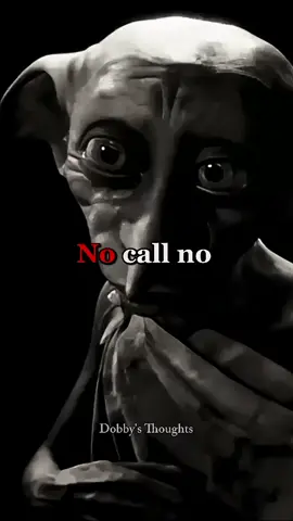 No Call No Problem  #dobbyherrypotter #dobbymindset #motivational #dobbysthoughts 