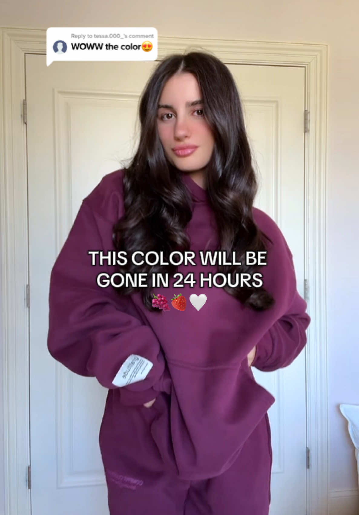 obsessed with this color!! 🍇 @Comfrt 