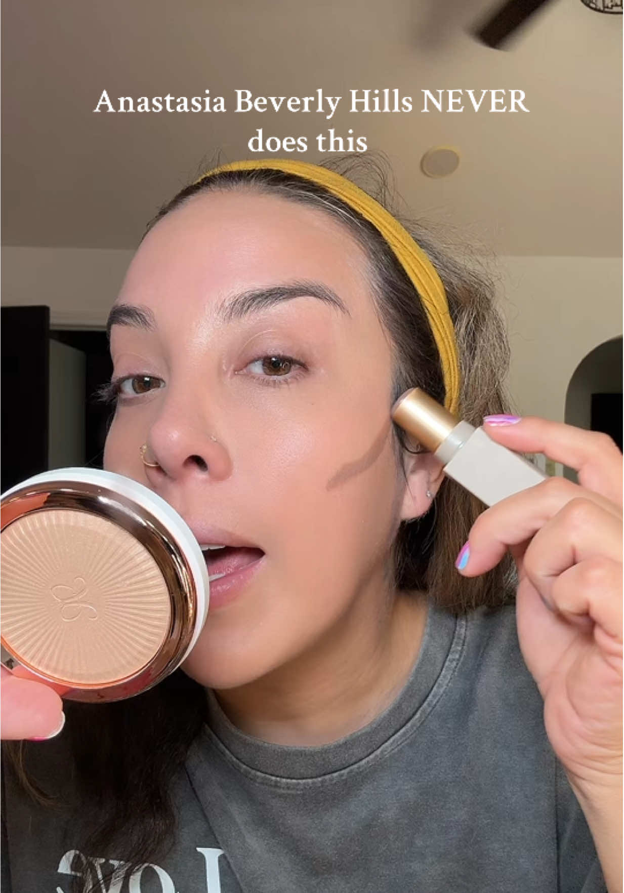 If you’re seeing this between 9/10-9/13, it’s only $40!! @Anastasia Beverly Hills #anastasiabeverlyhills #anastasiabeverlyhillscontourstick #glowgetterhighlighter #getreadyforfashionweek 