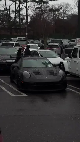 Stealth Mode: The Blacked-Out Porsche 911 GT3 RS in the Wild! #trending #foryoupage #rich #cars #porshe 