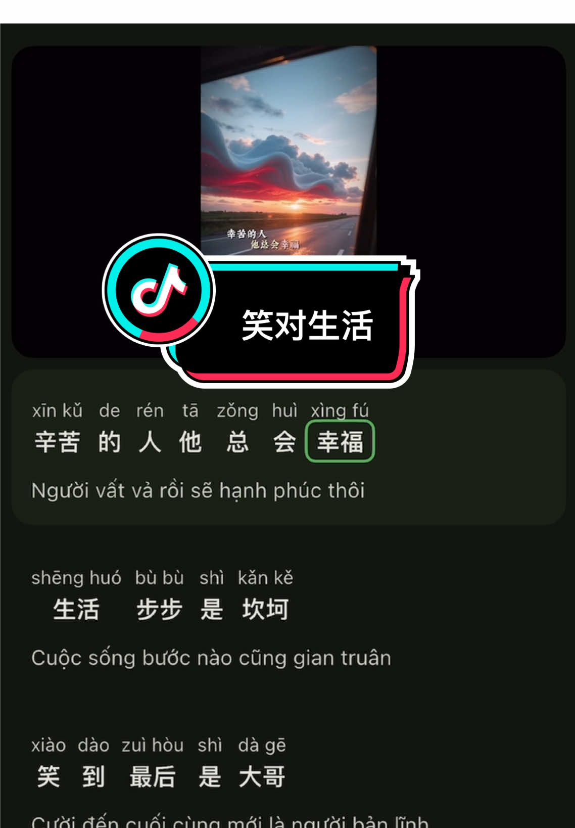 Suuy//  #笑对生活    🎧🎵 #nhactrung  #chinasong  #lovesong #chinesemusic luyennghetiengtrung🌱 learningchinese🌱学中文🌱hoctiengtrung🌱 hoctiengtrungonline🌱nochill95🍂