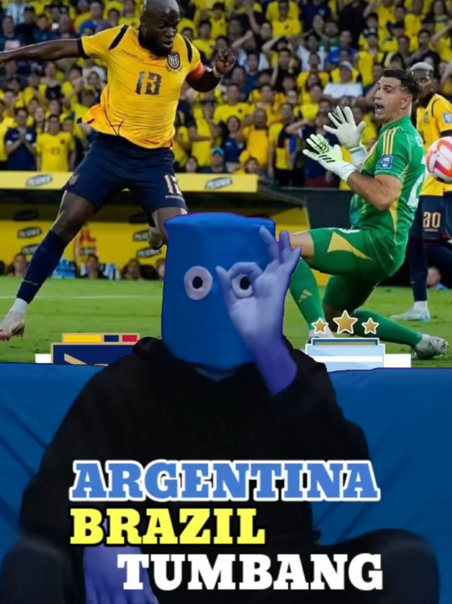 Argentina Dan Brazil Kalah!! #argentina🇦🇷 #brazil🇧🇷 #footballtiktok #messi #fifaworldcupqualifiers 