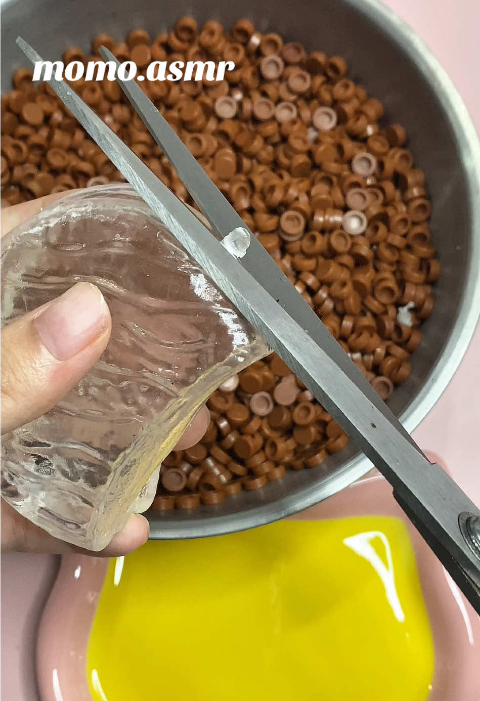 Make chocolate pie🍫#immersive #stressball #relax #decompression #asmr 