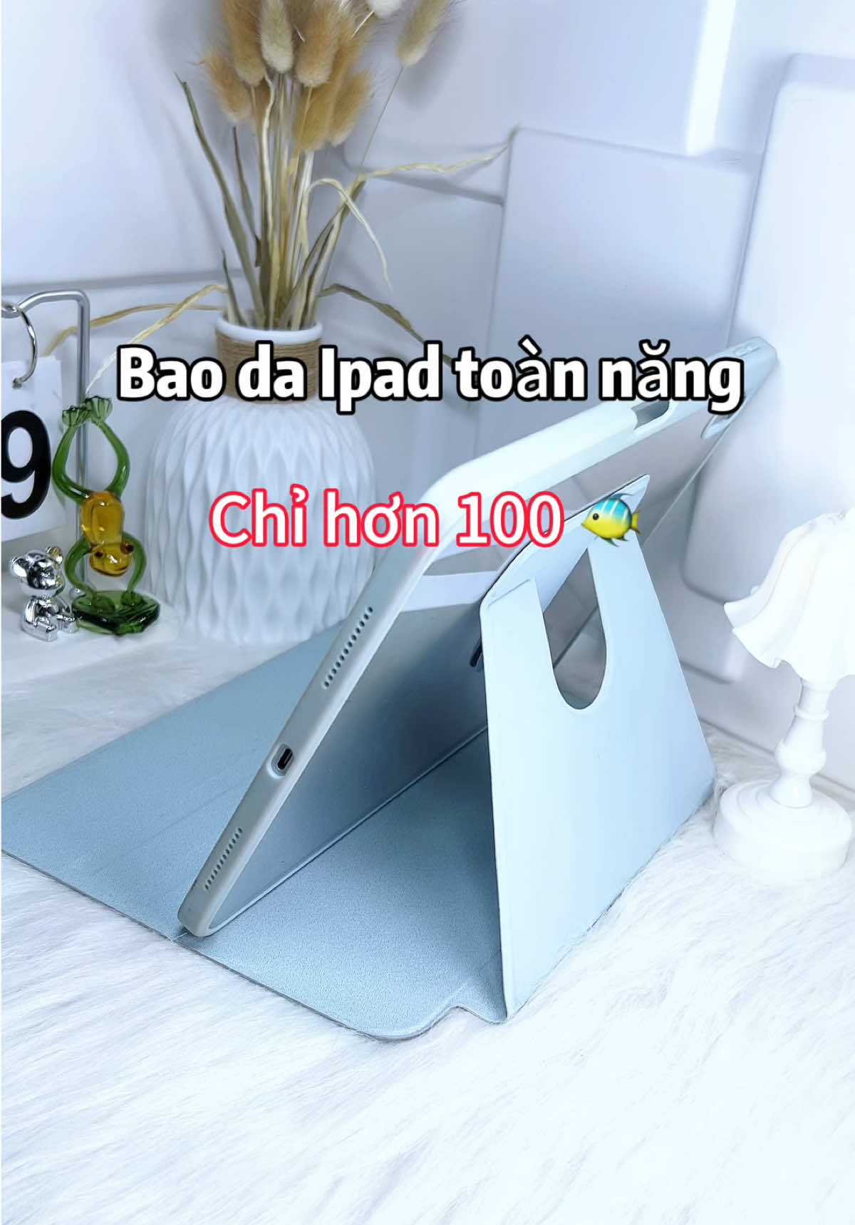 Bao da Ipad xoay 360 độ chỉ hơn 100 cá, chất liệu cứng cáp bảo vệ ipad khỏi va đ.ậ..p #review #echconreview #viral #oplungipad #baodaipad 