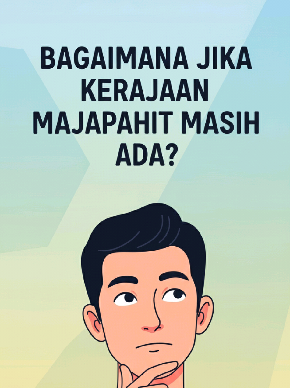 PENJELASNYA👇 🌏 Bagaimana Jika Kerajaan Majapahit Masih Ada? Kerajaan Majapahit adalah salah satu kerajaan terbesar dalam sejarah Nusantara yang mencapai puncak kejayaan pada abad ke-14 di bawah pemerintahan Raja Hayam Wuruk dan Mahapatih Gajah Mada. Wilayah kekuasaannya sangat luas, meliputi hampir seluruh Nusantara bahkan sebagian Asia Tenggara. ✨ Jika Majapahit masih ada hingga sekarang, kemungkinan yang terjadi: 1. Indonesia Menjadi Negara Superpower Asia Tenggara Dengan penguasaan jalur perdagangan laut, Majapahit akan menjadi pusat ekonomi maritim dunia. Nusantara akan menjadi negara yang sangat kaya sumber daya, dengan pengaruh politik dan militer besar. 2. Budaya Nusantara Lebih Mendominasi Dunia Seni, bahasa, dan budaya Jawa serta Nusantara akan lebih mendunia, bahkan mungkin menjadi bahasa internasional seperti halnya Inggris. Tradisi Hindu-Buddha dan sinkretisme Nusantara akan lebih kental, mungkin berdampingan dengan perkembangan Islam modern. 3. Politik dan Persatuan Lebih Kuat Gagasan “Sumpah Palapa” Gajah Mada bisa membuat bangsa Nusantara lebih bersatu sejak lama. Tidak ada penjajahan Eropa, karena kekuatan Majapahit cukup kuat untuk menolak Portugis, Belanda, dan bangsa asing lainnya. 4. Majapahit Sebagai Pusat Inovasi Dengan kontrol perdagangan rempah, emas, dan pelayaran, Majapahit akan kaya raya dan bisa membiayai perkembangan ilmu pengetahuan, teknologi, dan pendidikan. Bisa jadi, Nusantara yang kita kenal sekarang menjadi negara maju sejajar dengan Jepang atau bahkan Amerika.#edukasi #jjedukasi #foryou #fyp 
