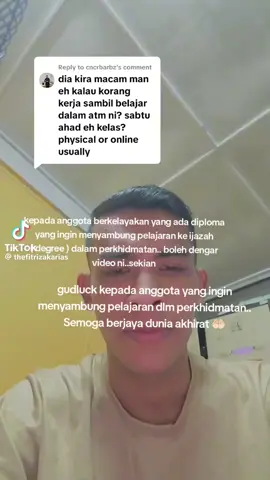 salah sorg anggota yang buat penerangan menyambung pelajaran dalam perkhidmatan..semoga bermanfaat kepada semua generasi baru yg mengikuti badan beruniform TDM dan juga kepada anggota yg ingin sambung belajar dalam perkhidmatan...semoga berjaya semua🤲🏻🫡🔥🔥#berkongsiilmu #anakperantau #anakperantauan #gagahsetia @thefitrizakarias  tertag😆😁😁 laaaaariiiiii🏃🏻‍♂️🏃🏻‍♂️🏃🏻‍♂️🏃🏻‍♂️👀👀
