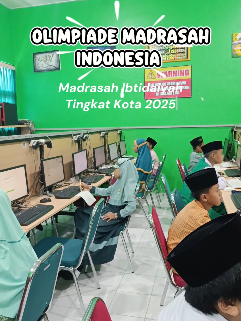 Selamat berjuang adek-adek MI. Semoga hasil terbaik untuk kalian ✨ #omi2025  #olimpiade  #olimpiademadrasah2025  #gurutiktok 