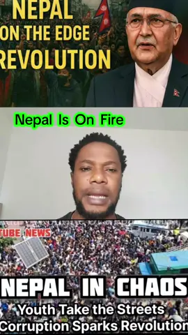 the youth of Nepal is angry because they are tired of corrosion #fyp #and bad leaders .