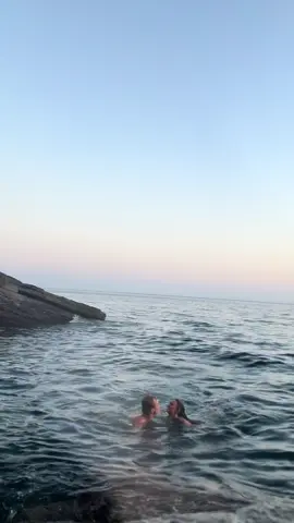 after dinner swim in cinque terre, italy !! one of my fav moments from our honeymoon!!