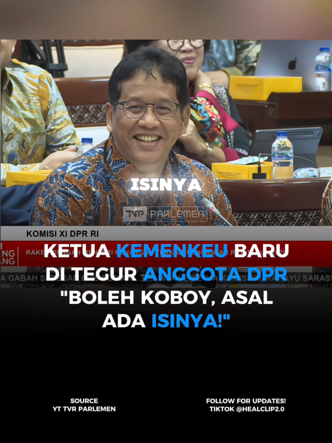Di pidato perdana kemarin sempat dinilai terlalu meremehkan 17+8, untungnya beliau sudah meminta maaf.  Berita: BADAN Eksekutif Mahasiswa Universitas Indonesia (BEM UI) menyinggung pernyataan Menteri Keuangan yang baru, Purbaya Yudhi Sadewa. Dalam aksi di depan DPR, Selasa, 9 September 2025, Ketua BEM UI Atan Zayyid Sulthan Rahman menyebut pernyataan itu merendahkan aspirasi mahasiswa. dia ditemui di lokasi. Source IG : Stockwise #andryhakim #stockwise #srimulyani #pajak #saham 