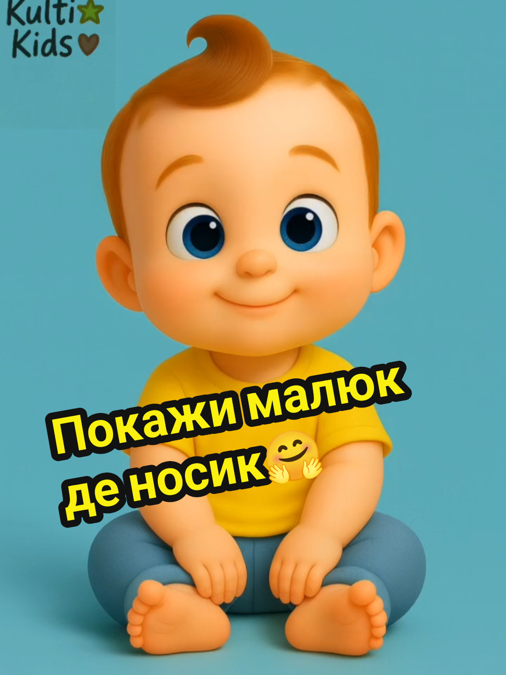 🎵 Покажи, малюк – пісенька про частини тіла 🎵 Весела дитяча пісенька для малюків👶✨ Вчимо разом частини тіла: носик, очі, вушка, ротик і ручки. Співай і показуй разом з дитиною – навчання через гру і музику 🌟 #ПокажиМалюк #ДитячаПісня #ЧастиниТіла #НавчанняГра #MultiKultiKids