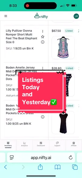 Listings from yesterday and today ✅ Trying to keep the eBay algorithm happy 😊 🤷‍♀️  #ebayseller #resellerlife #HappyGirlThrift #Retirement 