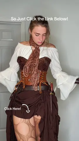 I loved this skirt so much, you know I had to get another color.  This Pirate Skirt is perfect for a Halloween Costume, Renaissance Fair, or any other occasion!  Model Size: 5’5” 140 lbs Waist 27” Hips 40” Dress Size 6 Wearing the color Brown in M/L @BENGUP  … … #halloweencostume #renfaire #piratecostume #piratecosplay #skirt 