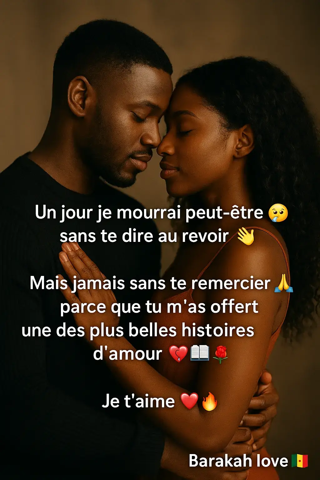 Même après la vie, mon amour pour toi restera éternel ♾️💖… #AmourVrai #Couple #BarakahLove 