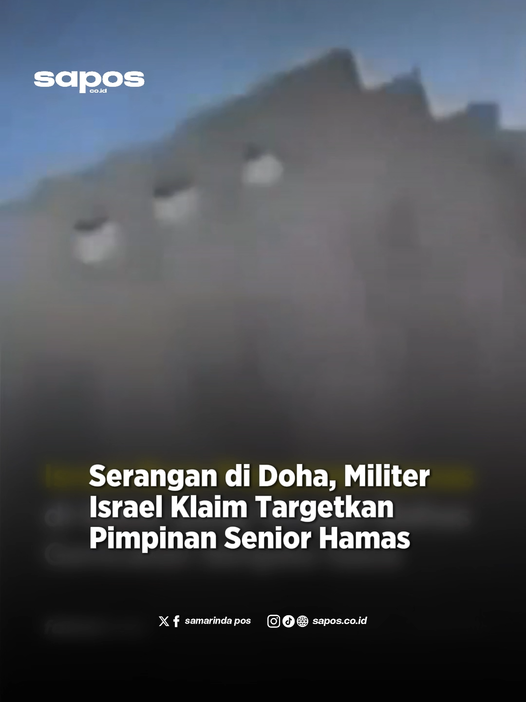 Ledakan besar mengguncang ibu kota Qatar, Doha, pada Selasa (9/9/2025). Militer Israel mengklaim telah melakukan serangan yang menargetkan pimpinan senior Hamas. Serangan ini terjadi saat delegasi Hamas sedang berada di Doha untuk membahas proposal gencatan senjata. Pemerintah Qatar mengecam keras serangan tersebut, menyebutnya sebagai pelanggaran hukum internasional dan kedaulatan negara. Akibat insiden ini, negosiasi gencatan senjata terancam runtuh dan harga minyak global melonjak. Selengkapnya baca Samarinda Pos dan Sapos.co.id Editor: Rusly __ Website : https://sapos.co.id/ Fanpage : samarindapos Instagram : sapos.co.id Twitter : samarindapos #samarinda #berita #kabar #kaltim #indonesia #publik #kabarsamarinda #jawapos #samarindapos #metropolis #busam #beritaupdated #koran #berauterkini #infokukar #balikpapanku #bontangupdate #ragamkutim #infopenajam #muarabadakupdated #infosangasanga #bacaberita #sapos #saposcoid #samarindapos #beritasamarinda #samarindanews.
