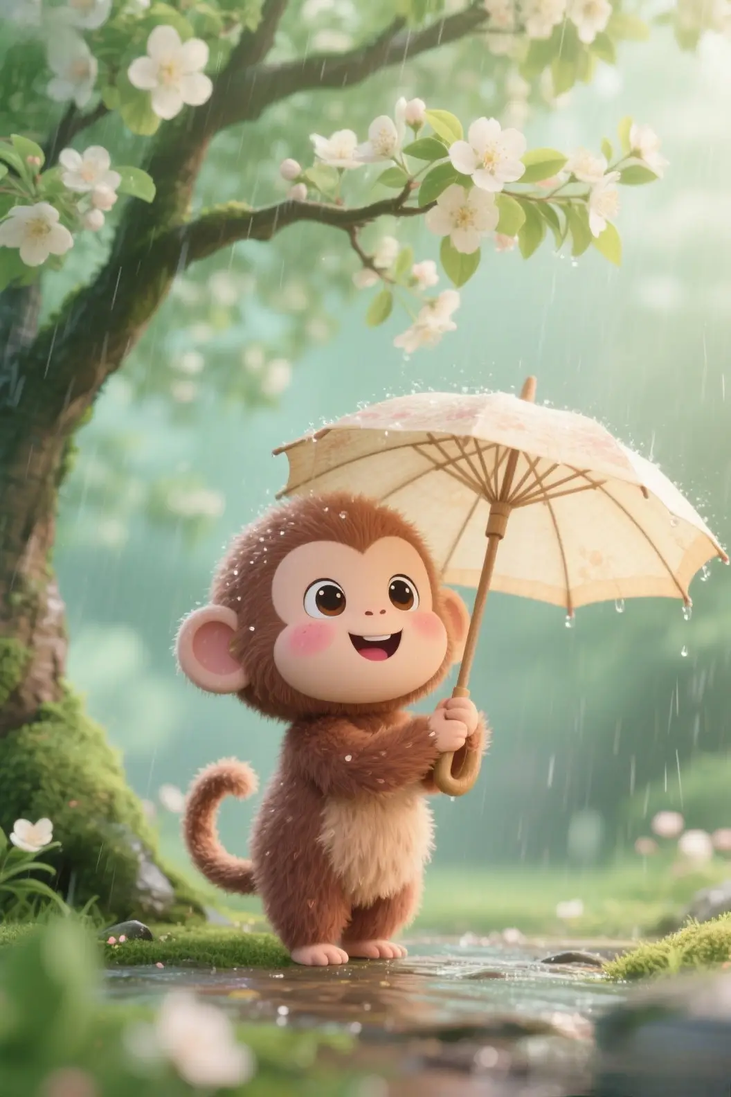 “Cơn mưa nhẹ, sắc hoa rực rỡ… 🌧️🌸 12 bé chibi đáng yêu cùng nhau trú dưới những chiếc dù xinh ✨ Mỗi bé mang một sắc màu riêng, một câu chuyện riêng… Nhưng đều dễ thương hết nấc #hinhnen12congiap #hinhnendienthoai #hoathinh3d #ChibiCute #xuhuong 