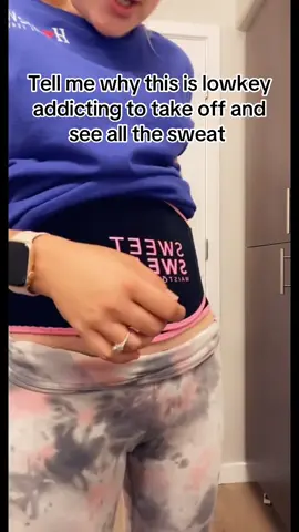 Sweet Sweat Waist Trainer = instant proof.Available on TikTok Shop rn 