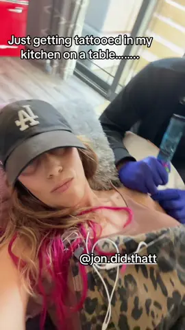 Thank you so much John for coming and doing a tattoo house call you’re the best #blessed #tattootiktok #blessed 