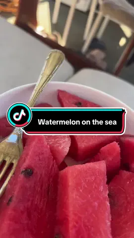 Fresh watermelon on the sea in Marmaris best vibes #marmaristurkey🇹🇷 #marmarismrsam #marmaris 