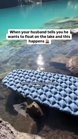 When one of his ideas while we are out hiking ACTUALLY works 🤣 have you ever tried this while hiking? 🥾 #travelcouple #adventurecouple #couplescomedy #Hiking #coupletravel