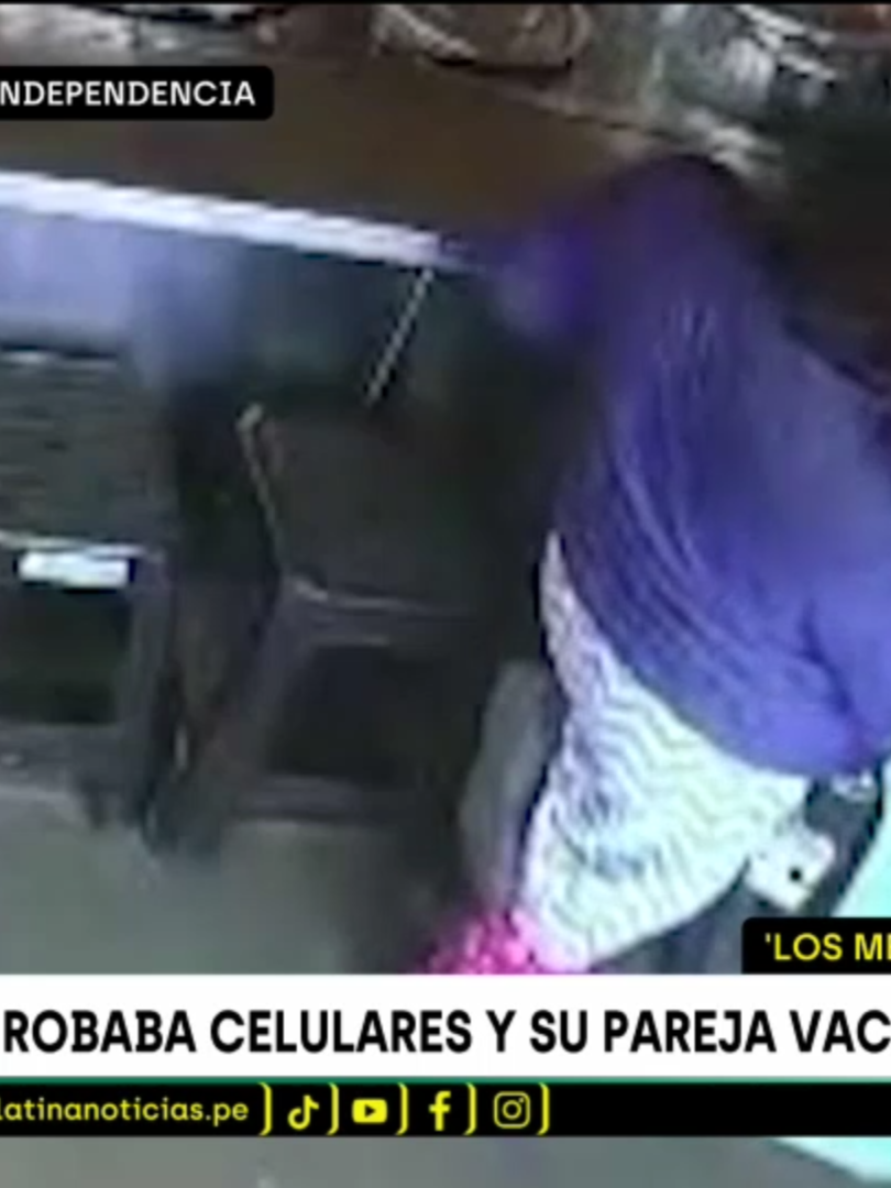 🔴 Robaba celulares y su pareja vaciaba las cuentas. Más información en latinanoticias.pe