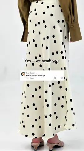 Replying to @222 Spotted: the polkadot skirt you love — back in black & white 🫶🏻 #3mongkis #polkadotskirt #polkadot #restock 