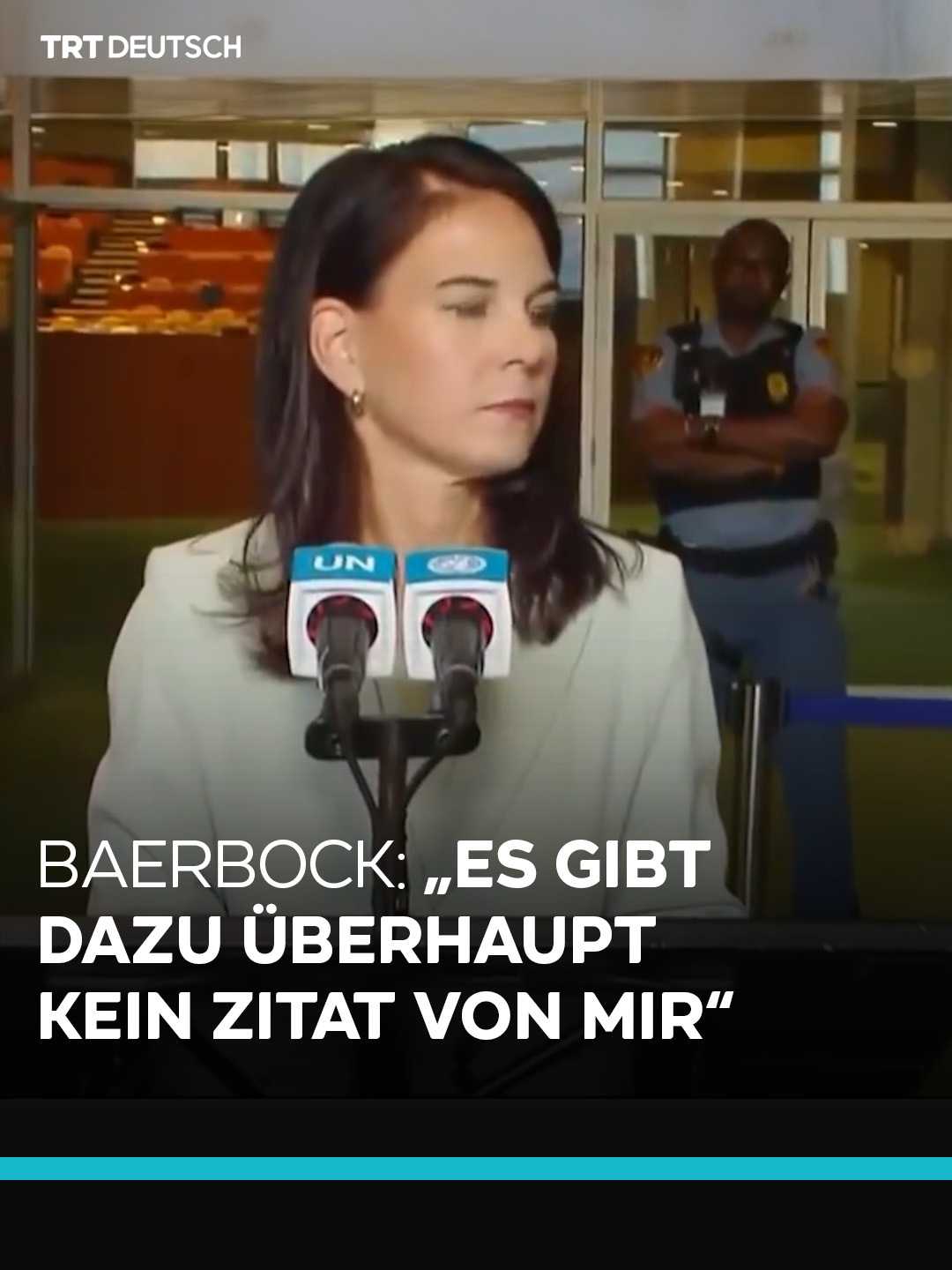 Bei ihrer Antrittspressekonferenz als Präsidentin der UN-Generalversammlung ist Annalena Baerbock am Dienstag in Bedrängnis geraten. Ein Journalist der Tageszeitung „Al-Quds Al-Arabi“ konfrontierte die Ex-Bundesaußenministerin mit ihrer Aussage vom Oktober 2024 zum Schutzstatus von zivilen Orten in Gaza.
