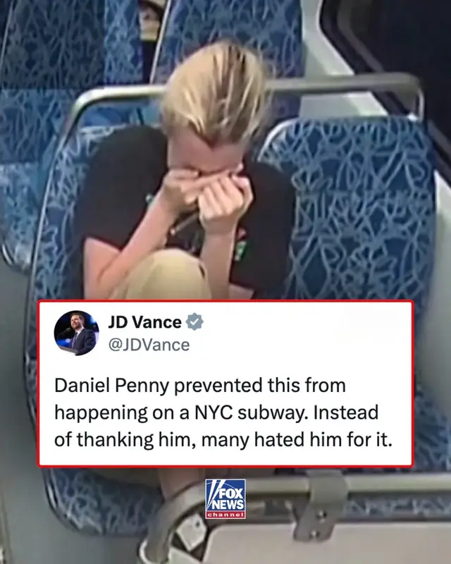 TRAIN TRAGEDY: VP JD Vance compares the fatal stabbing of Ukrainian refugee Iryna Zarutska on a Charlotte train to Marine veteran Daniel Penny’s actions on the NYC subway — saying Penny prevented tragedy but was vilified instead of praised.
