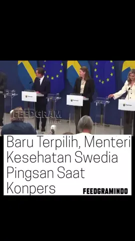 Menteri Kesehatan Swedia yang baru dipilih, Elisabeth Lann, pingsan saat menggelar jumpa pers pertamanya pada Selasa (9/9). Melalui rekaman yang tersebar di media sosial, Lann yang terlihat berdiri di tengah bersama Perdana Menteri Ulf Kristersson dan Menteri Energi dan Industri Eba Busch tiba-tiba hilang kesadaran dan jatuh ke depan. .