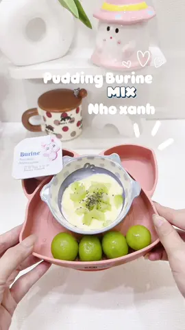 Bữa phụ dinh dưỡng cho bánh bèo Cherry #buaphudinhduong #PuddingBurine #Burine #mevabe #viral 