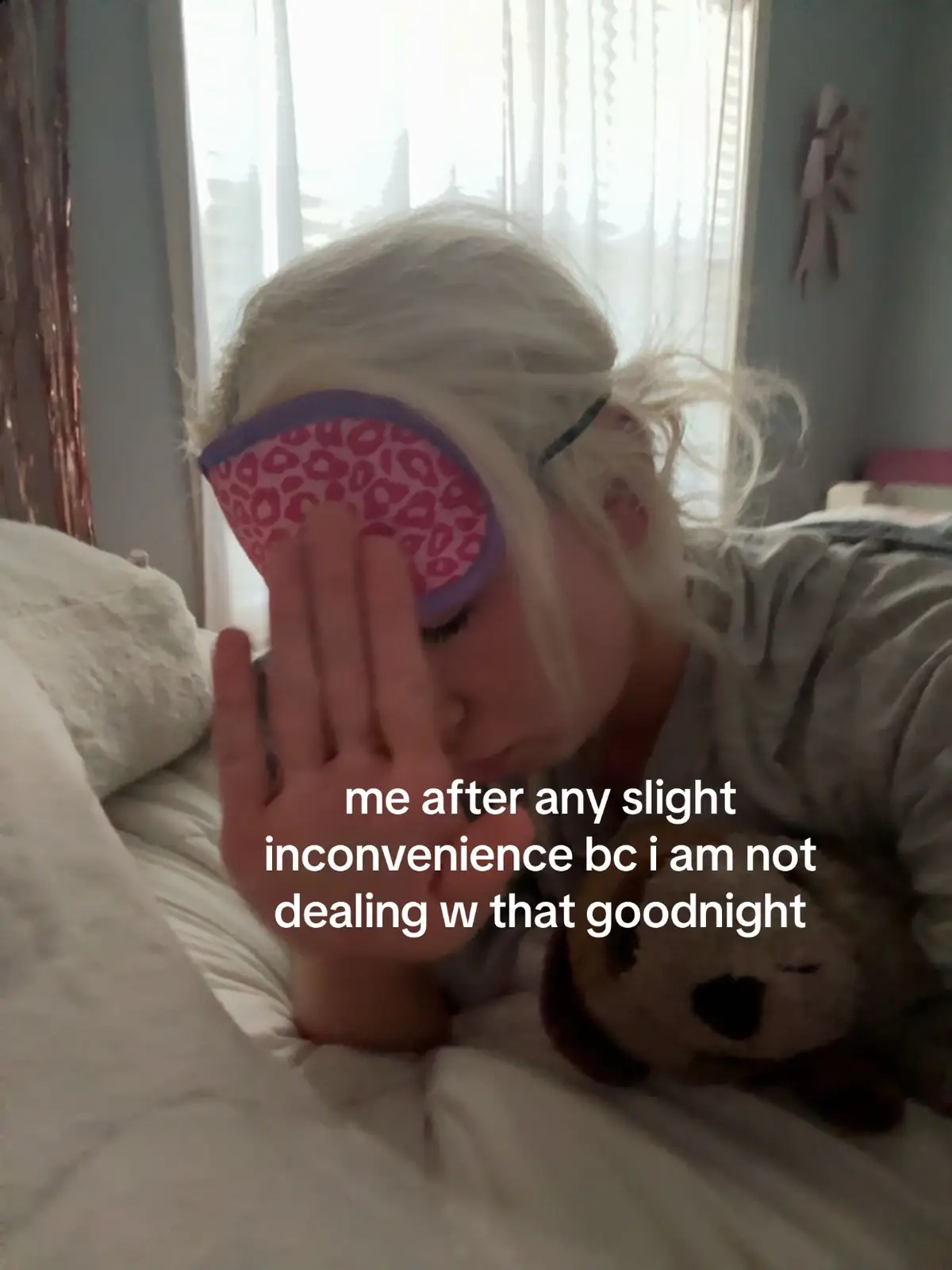 either this or i stay up for 3 days straight no in between #goodnight #fyp 