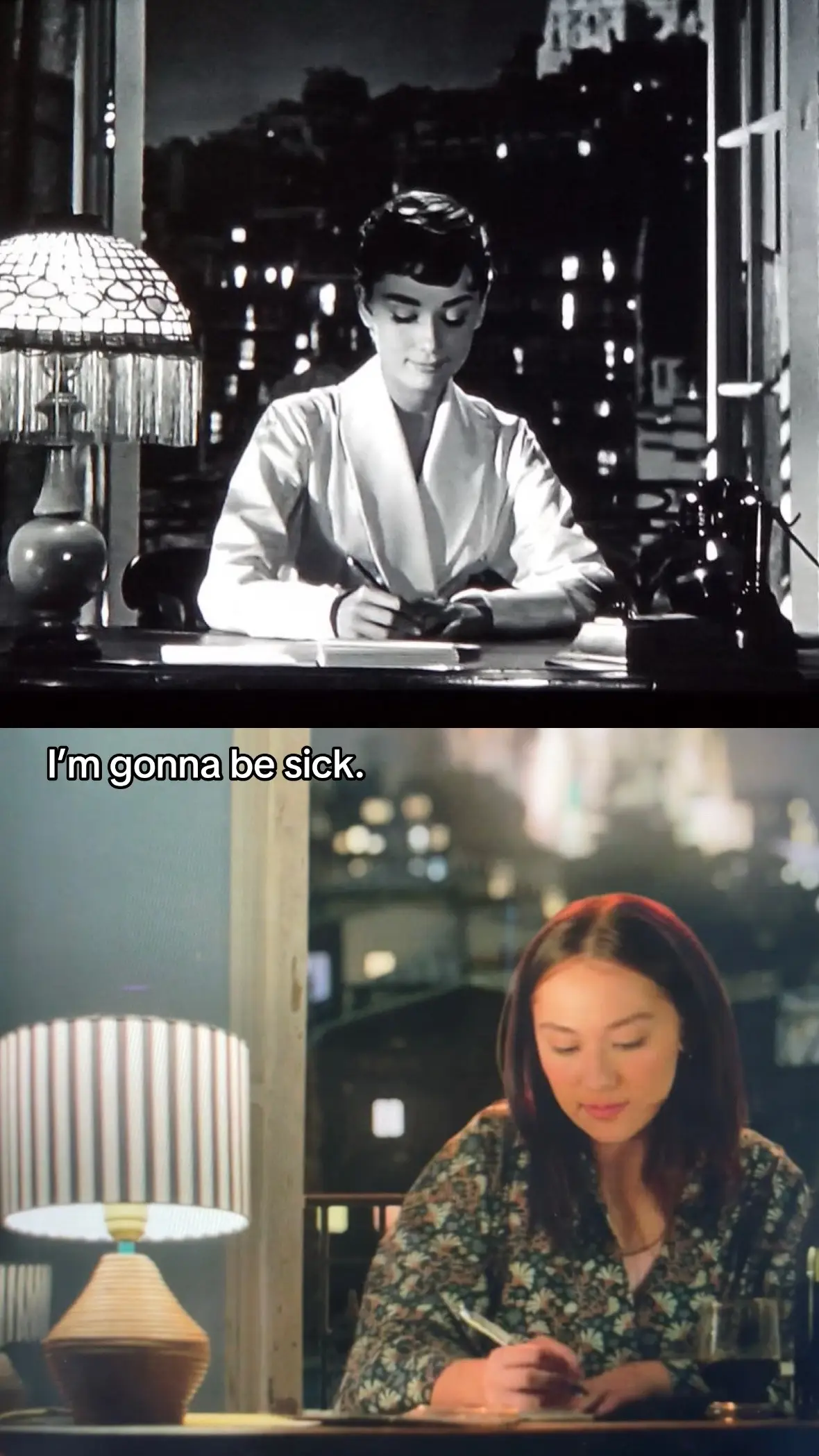 I almost cried omg I love Sabrina #tsitp #thesummeriturnedpretty #audreyhepburn #sabrina #bellyconklin 