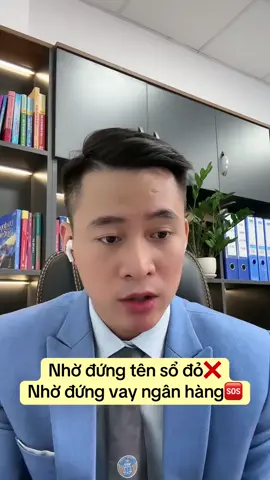 Bẫy đứng tên Sổ đỏ, để vay tiền giúp? #luatsuquangsang  