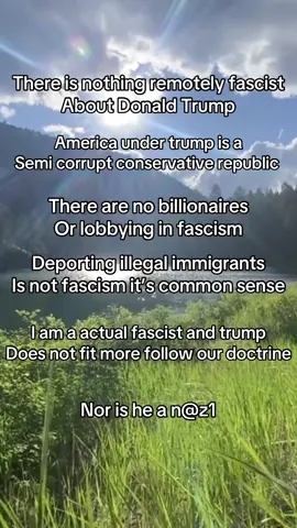 Trump isn’t a fascist. #thirdposition #fasci️smo #politics #fyp 