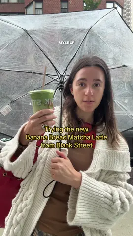 My official submission for becoming a matcha taste tester @Blank Street #blankstreet #matchalatte #bananabread #matchalover 