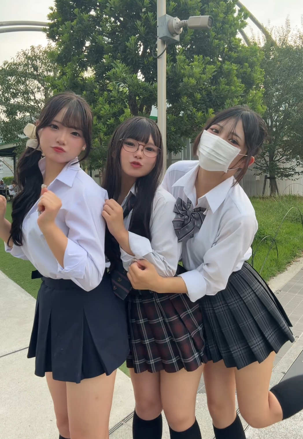 高校みんな違うけど気合すぎてこわい#jk #城里 #宮下パーク #制服 #fyp @微笑女 @びあちゃん 
