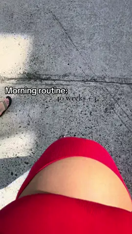 Sal de ahi chivita🤞🏼 #40weekspregnant #pregnant #morningroutine #prenatalfitness #fyp
